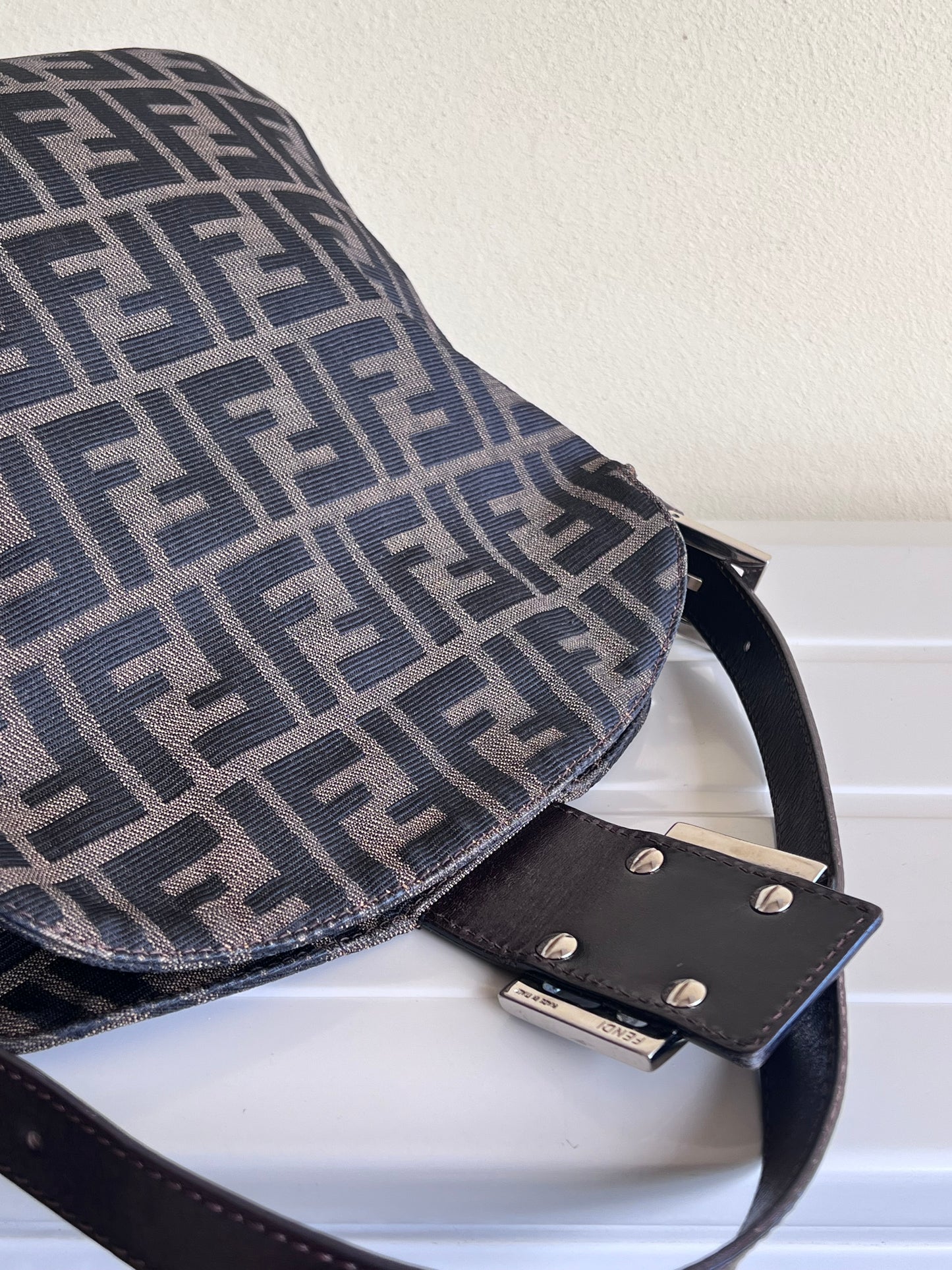 Fendi Mamma Zucca double Flap