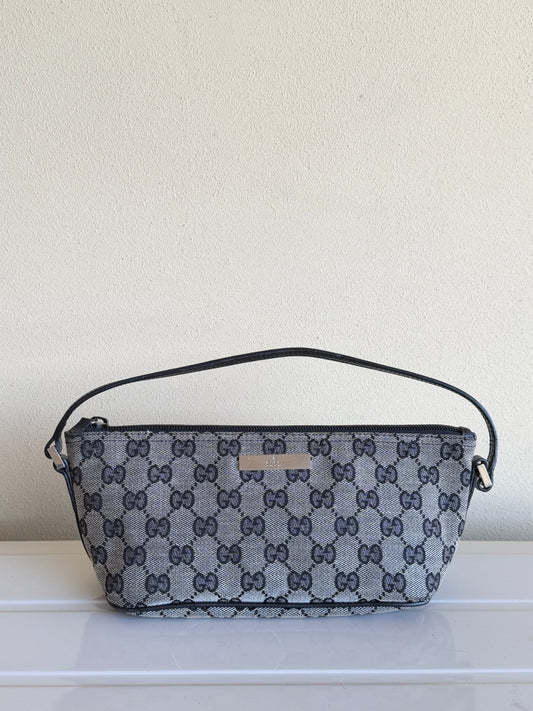 Gucci boat bag grey/black