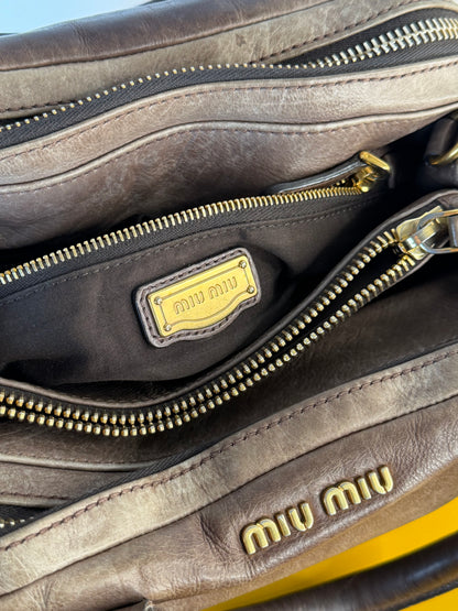 Miu Miu pelle distressed