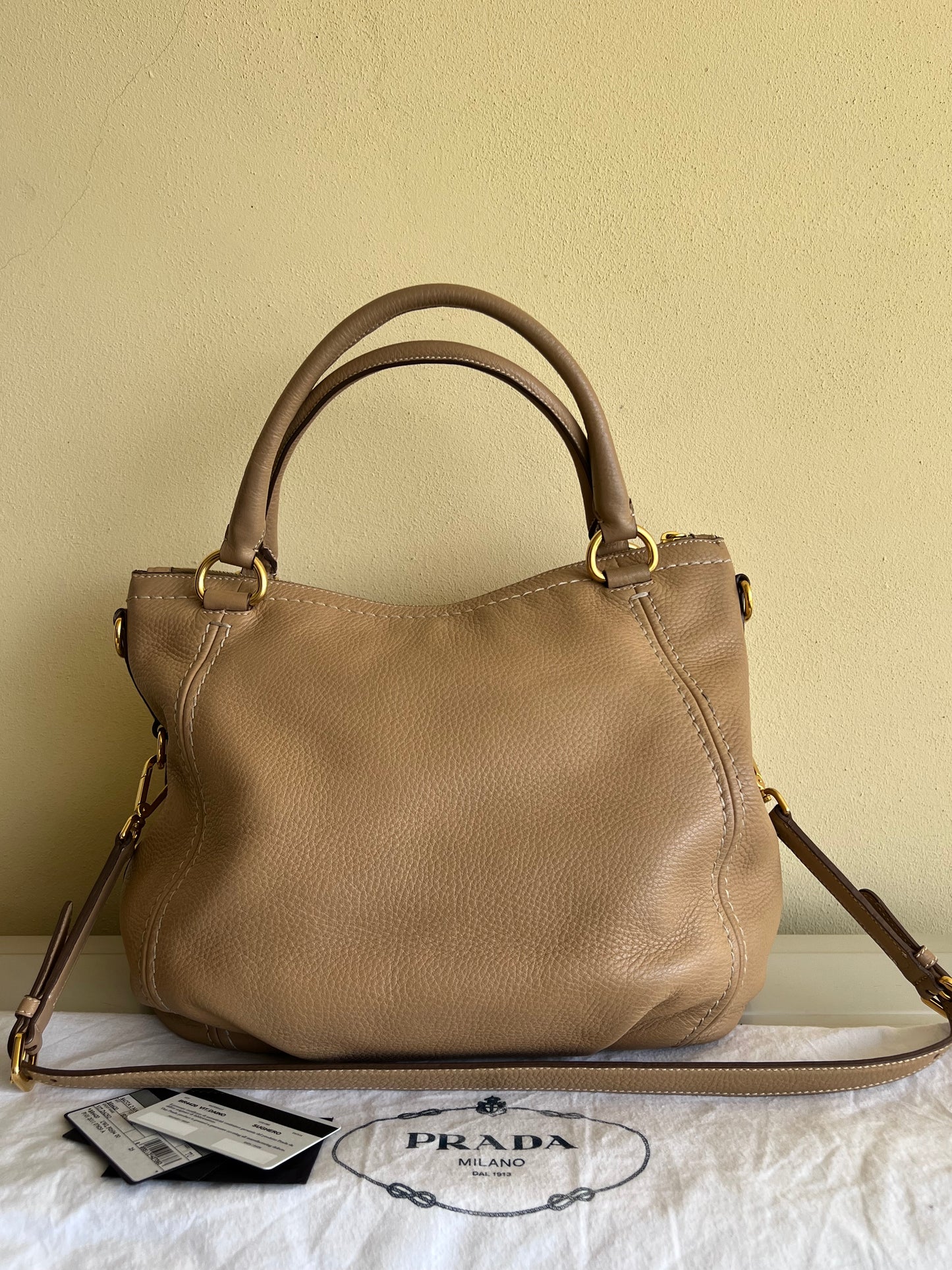 Prada Hobo Beige