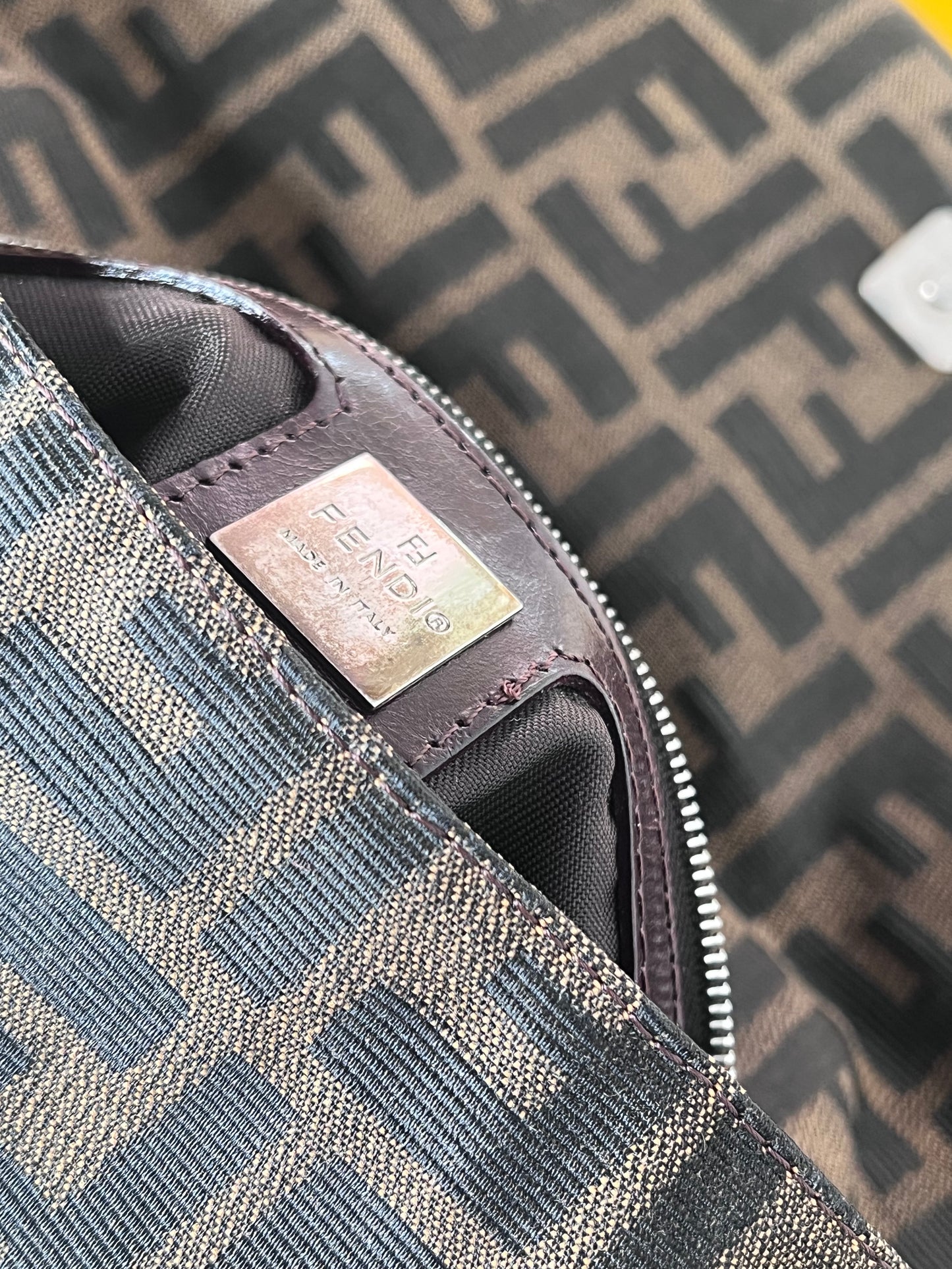 Fendi borsetta a spalla Zucca
