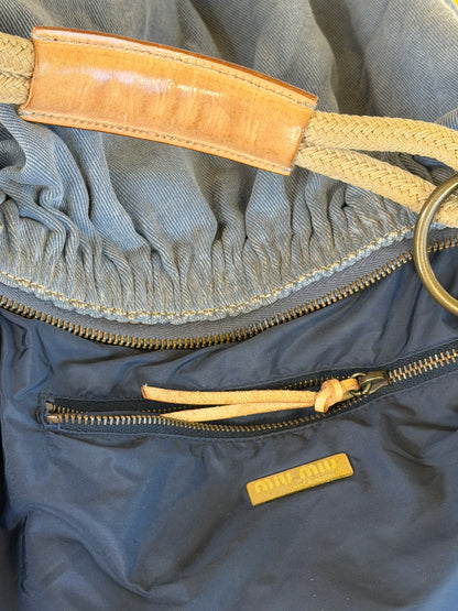 Miu Miu pouch denim