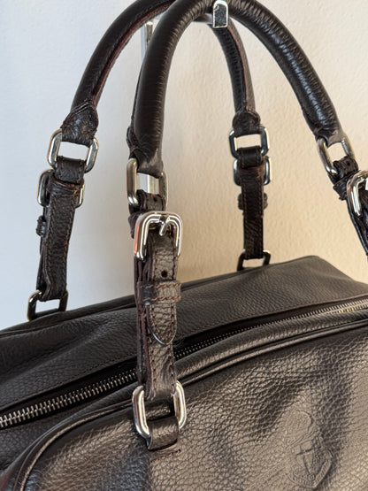 Prada Bauletto logo jaquard