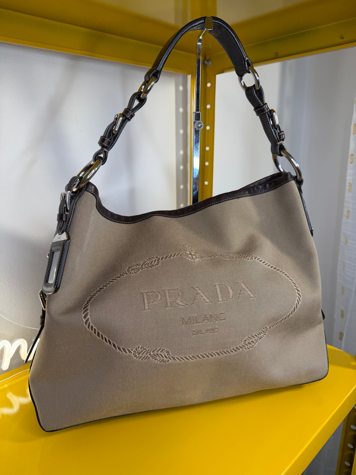 Prada logo Jaquard