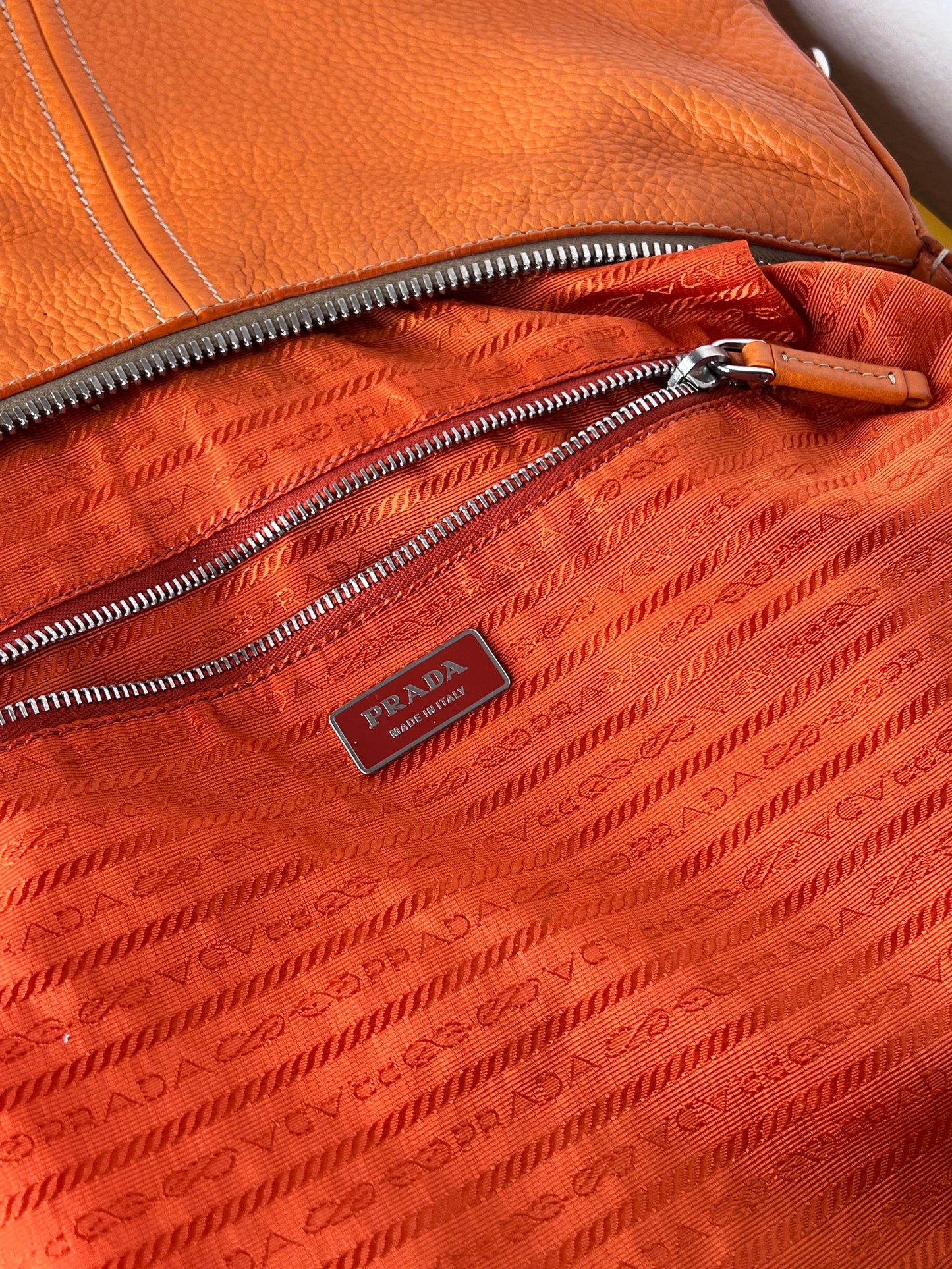 Prada Half Moon Orange
