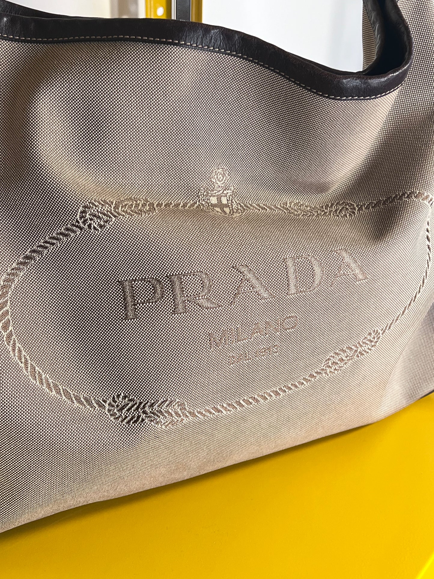 Prada logo Jaquard