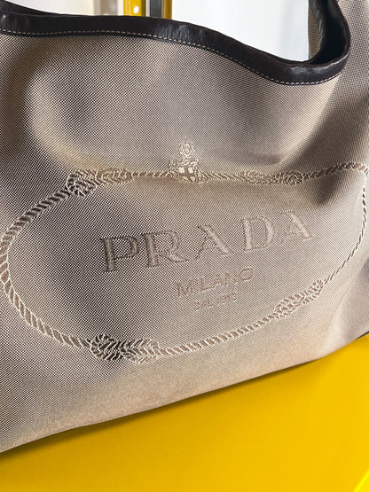 Prada logo Jaquard