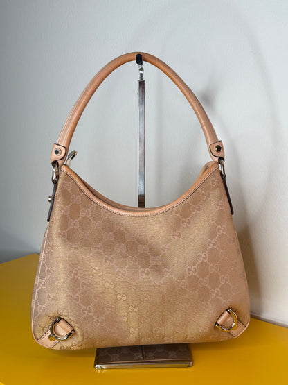Gucci Abbey Hobo Gold/Pink