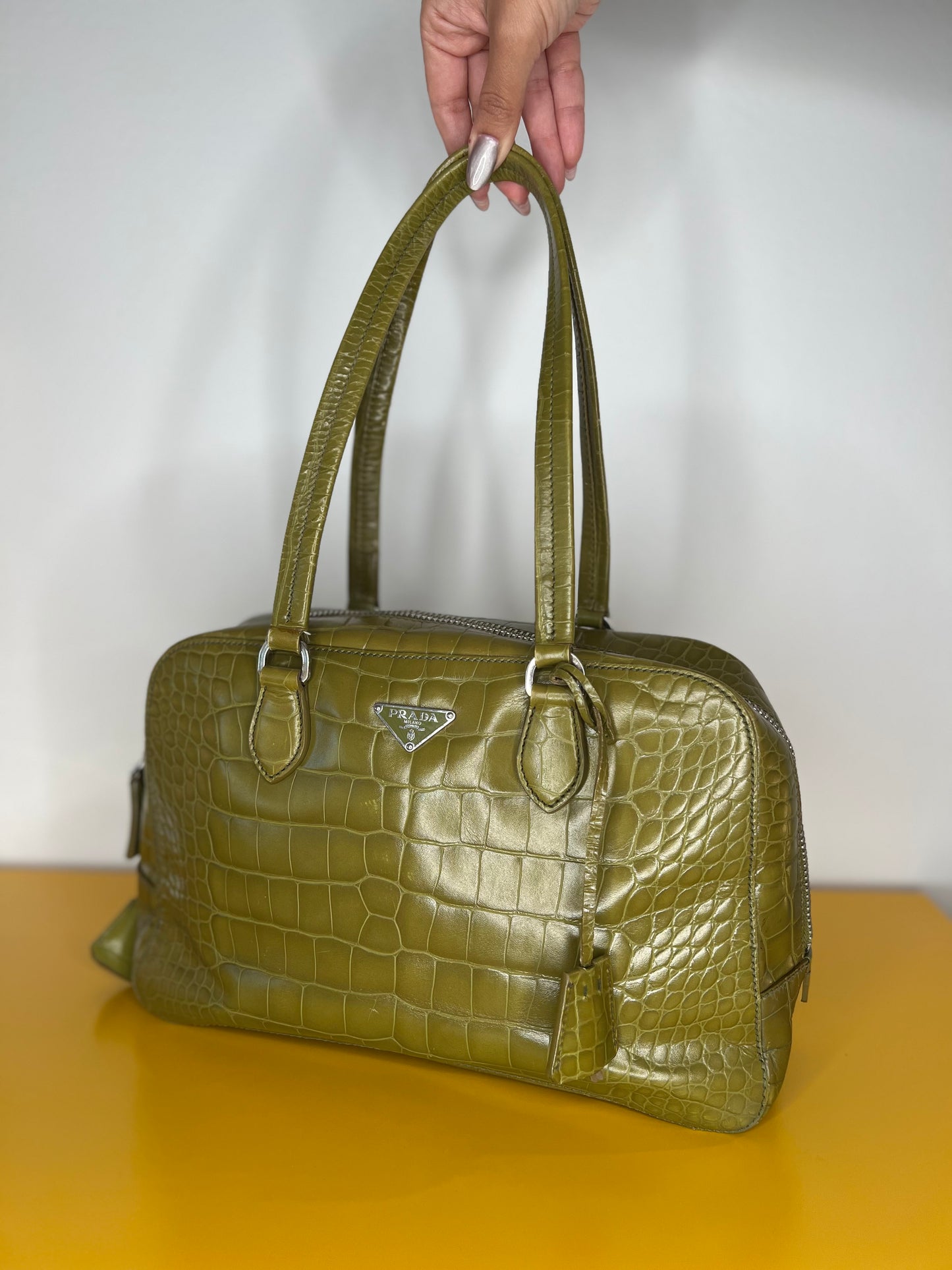 Bauletto Prada Verde