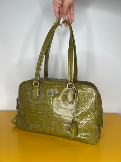 Bauletto Prada Verde