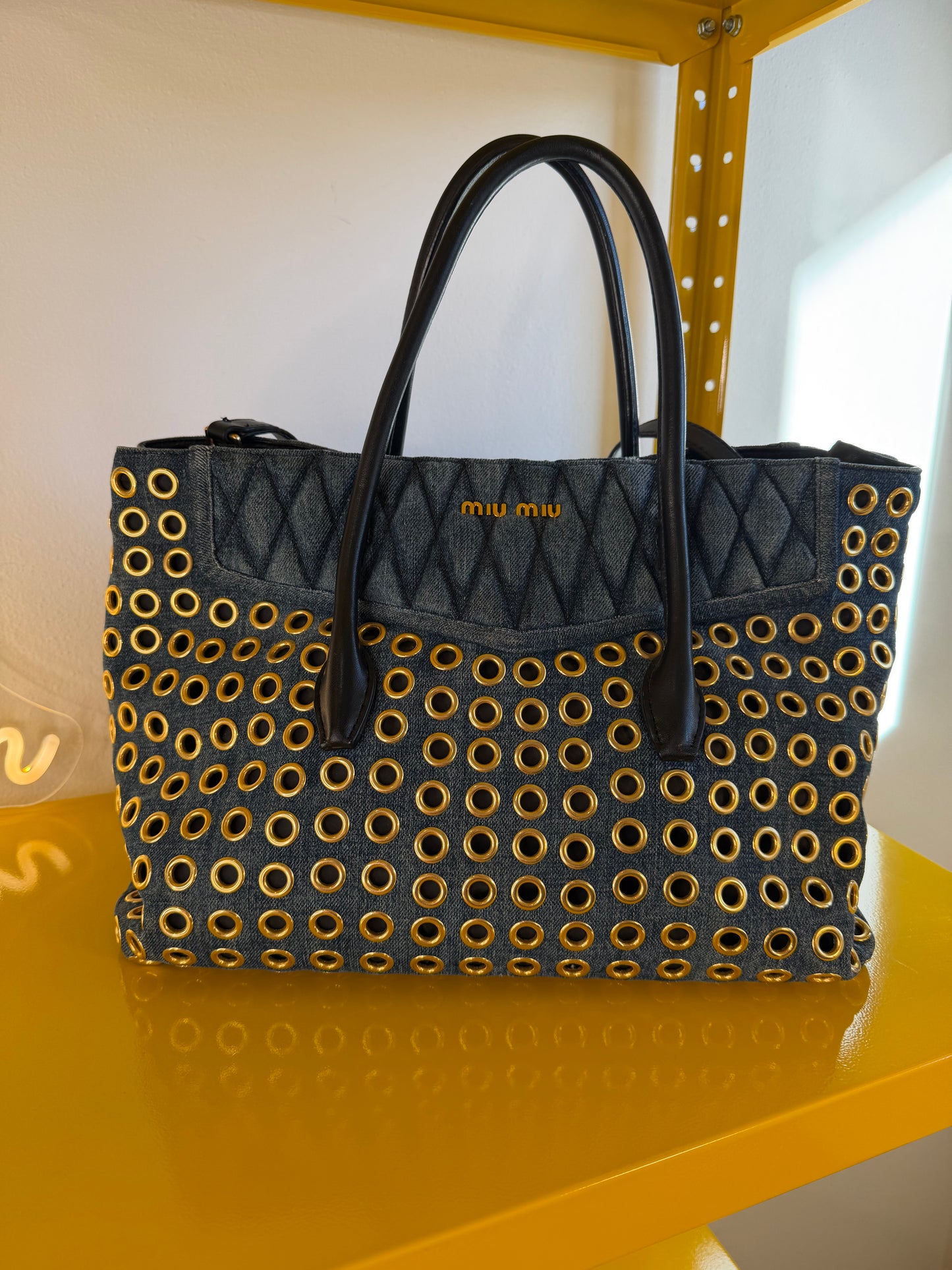 Miu Miu biker tote
