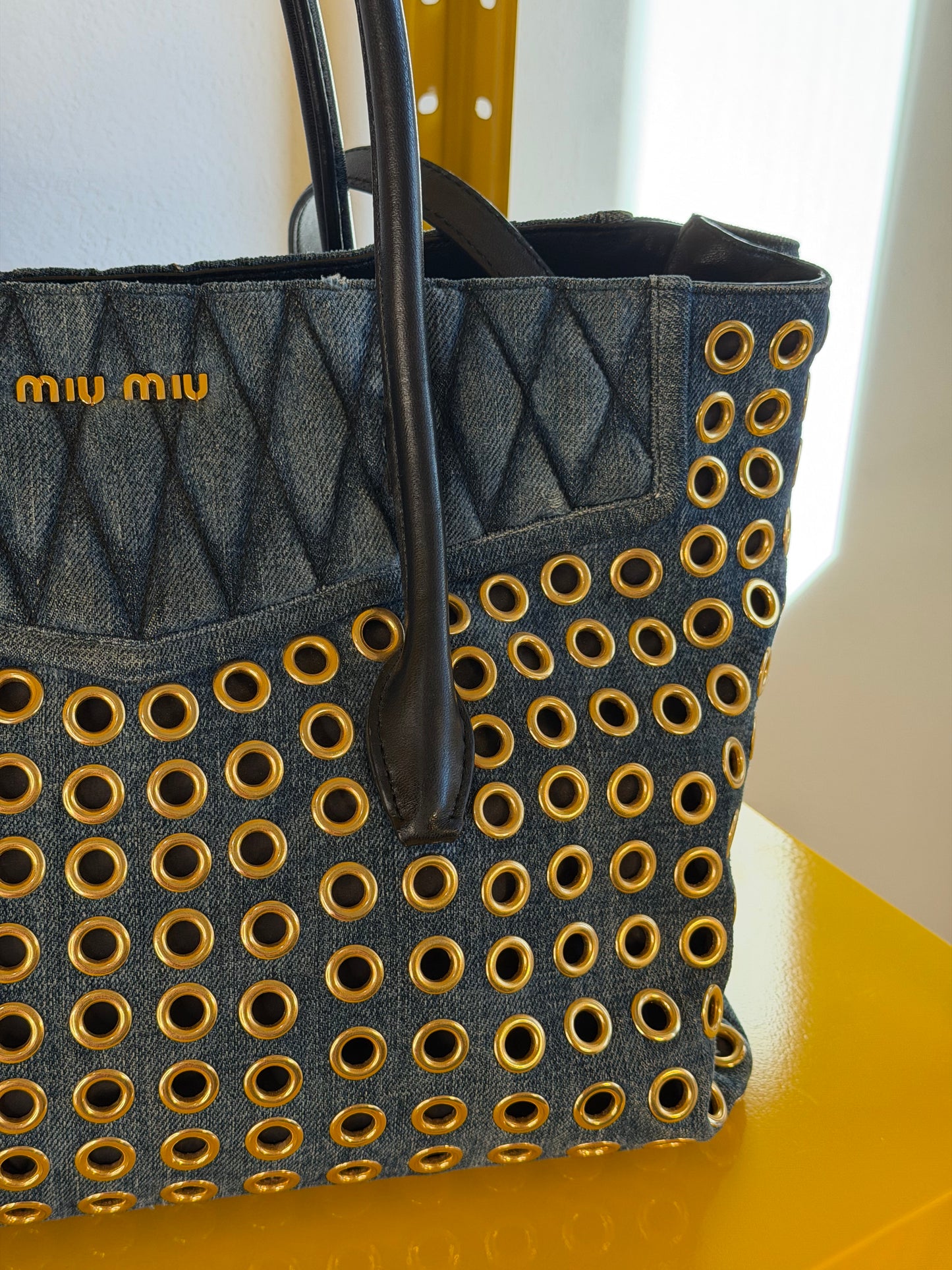 Miu Miu biker tote