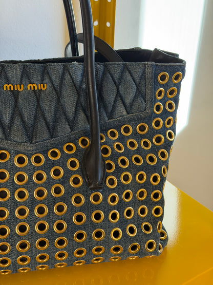 Miu Miu biker tote