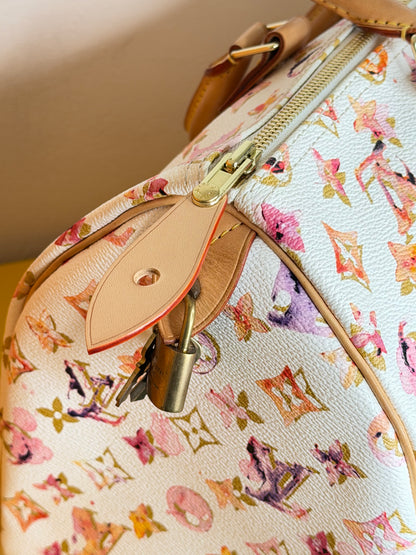 Louis Vuitton Speedy 35 Aquarelle