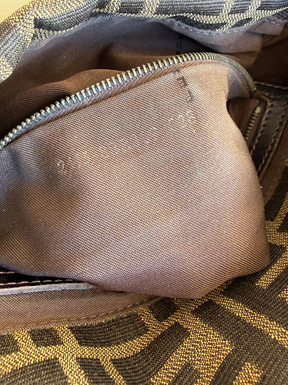 Fendi baguette double flap