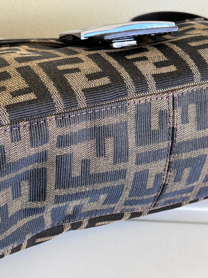Fendi baguette Double Flap Zucca