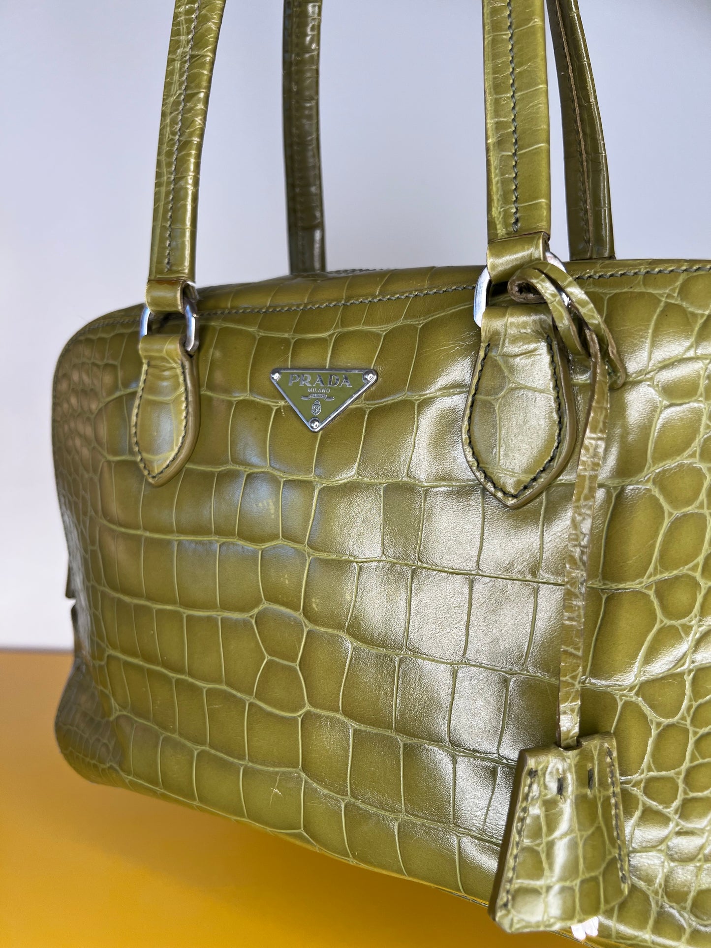 Bauletto Prada Verde