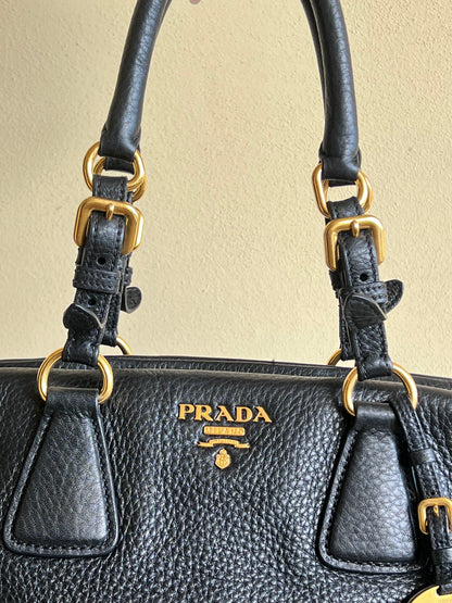 Prada Bowling bag gold hardware