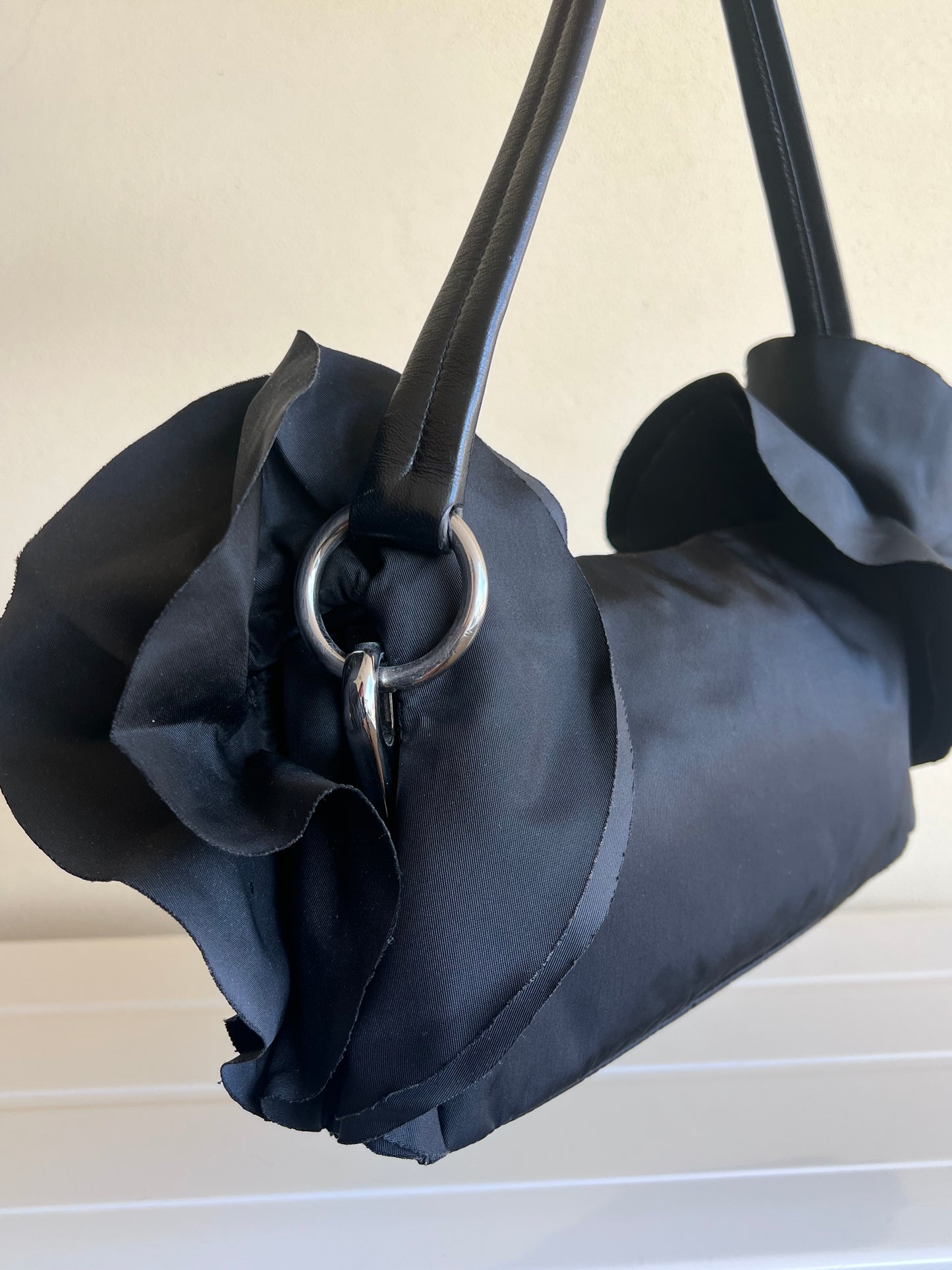 Borsa Prada tessuto volant