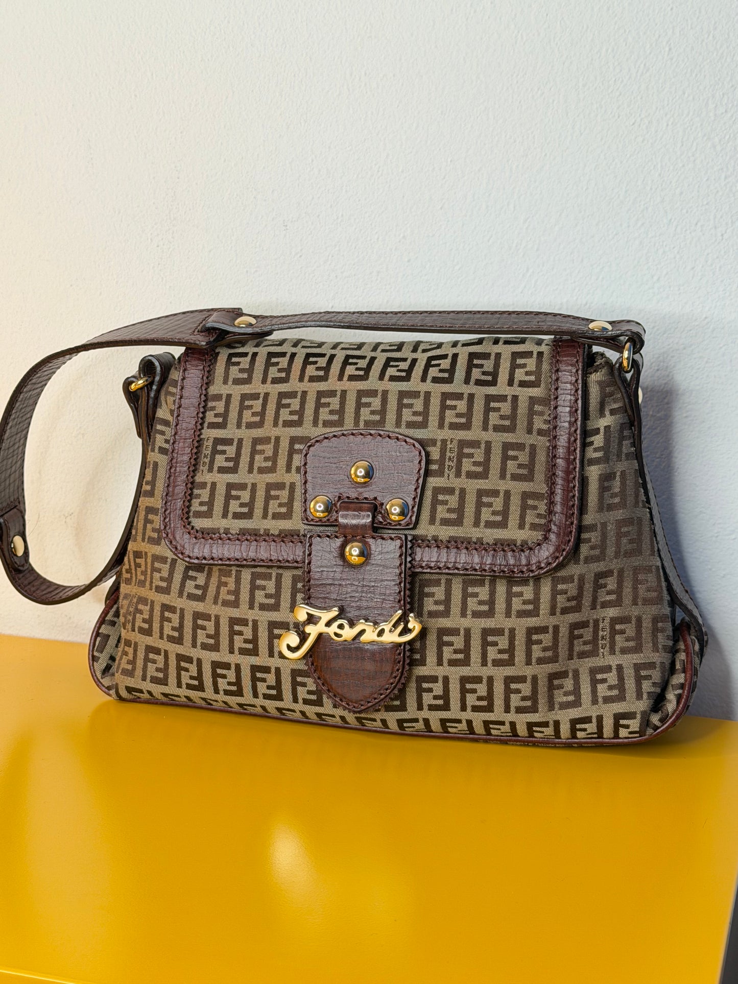 Fendi shoulder bag zucchino