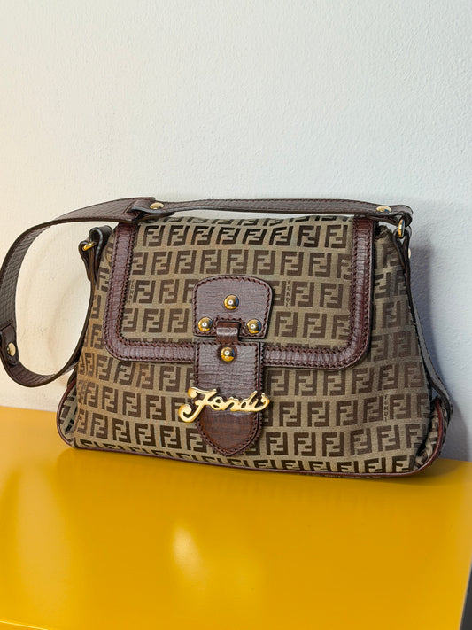 Fendi shoulder bag zucchino