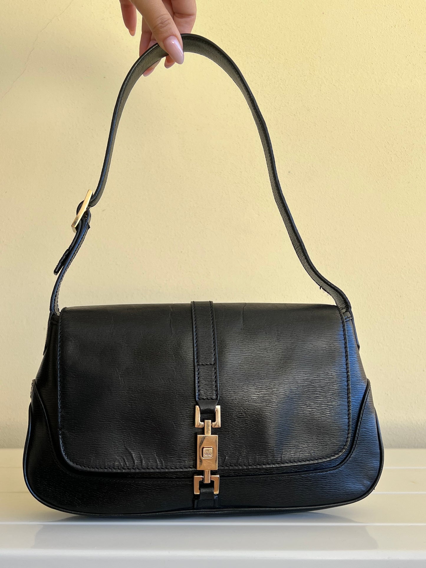 Gucci Mini Jackie pelle nera