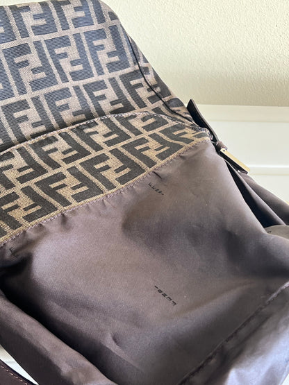 Fendi Mamma Zucca double Flap