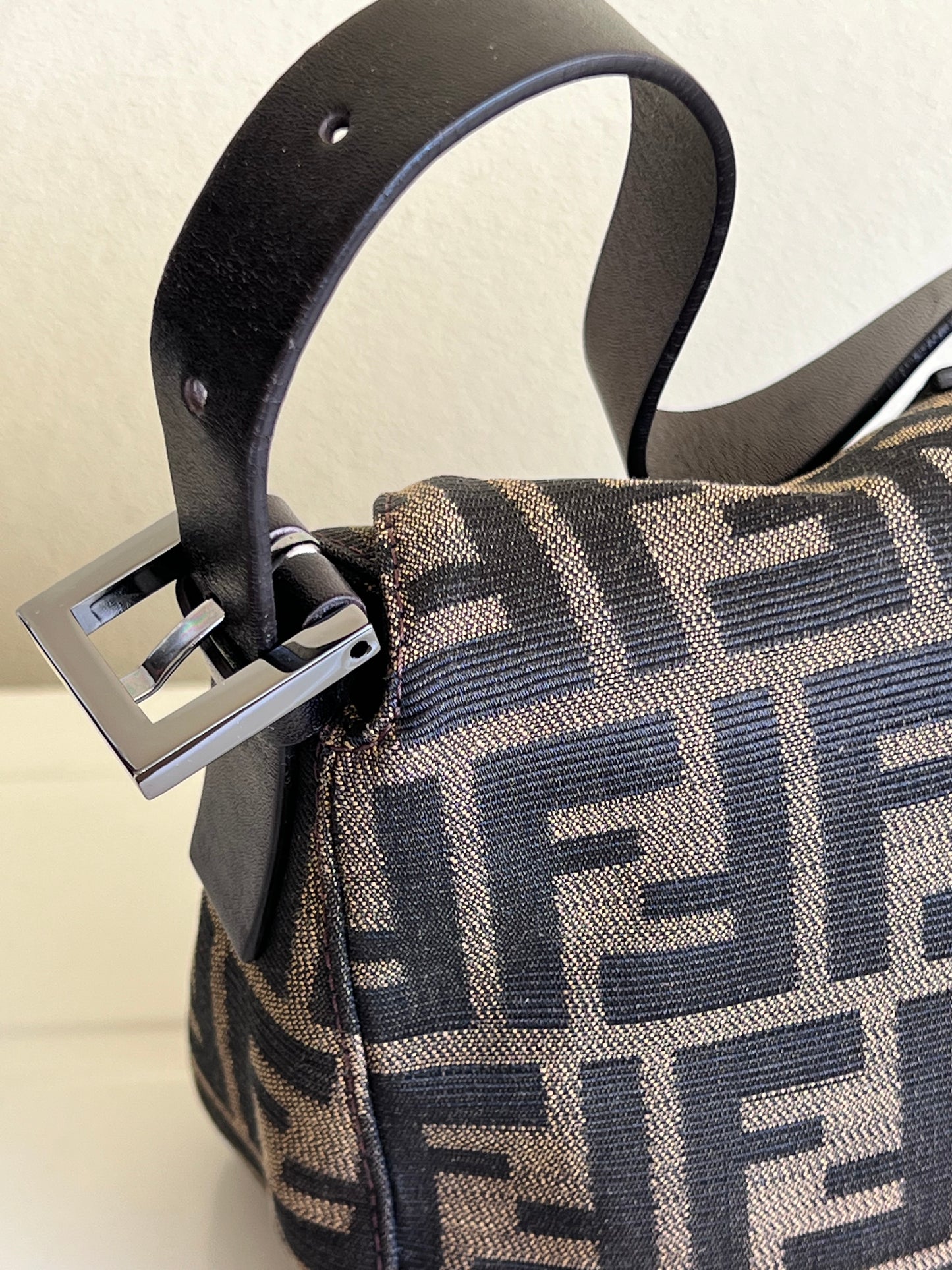 Fendi baguette Double Flap Zucca