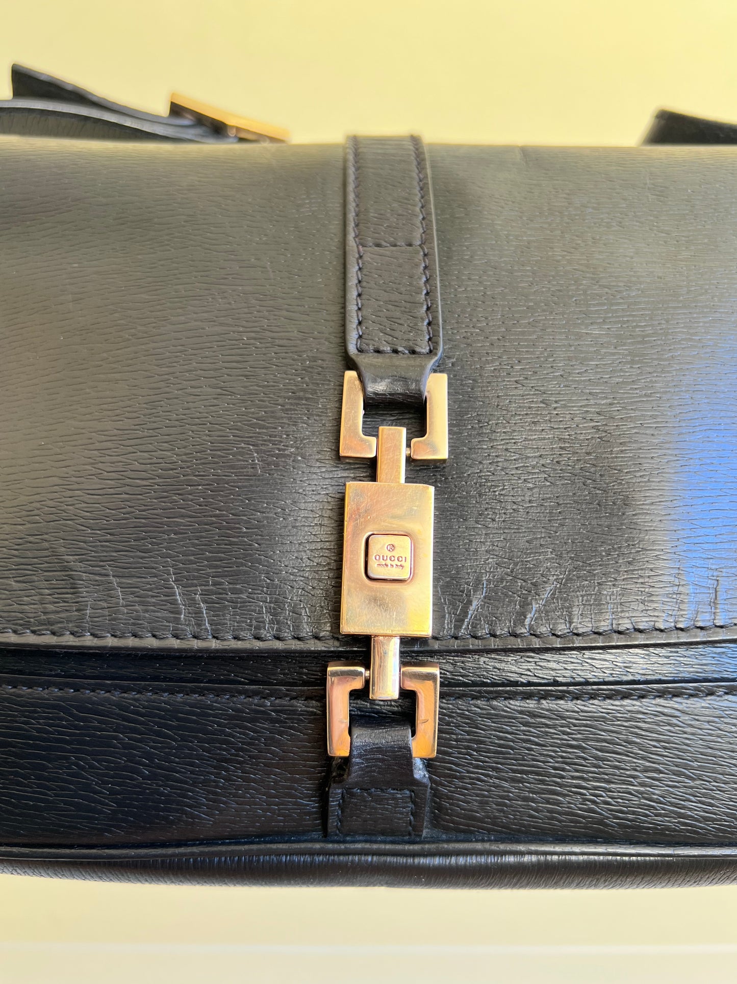 Gucci Mini Jackie pelle nera
