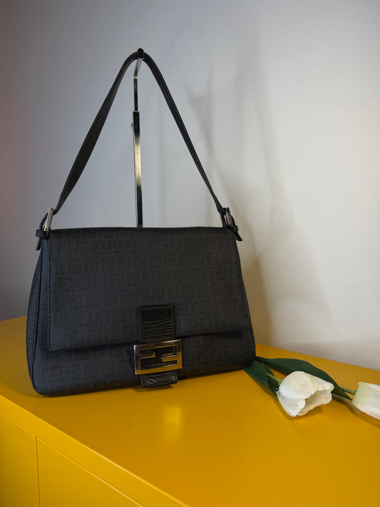 Fendi Mamma Tessuto Roll Nera
