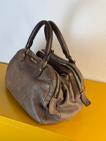 Miu Miu pelle distressed