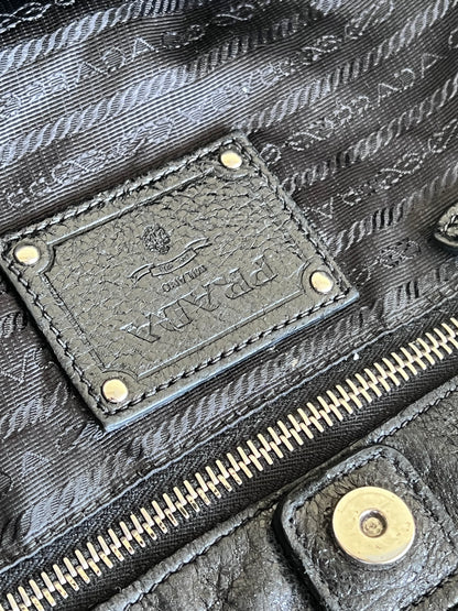 Prada leather chain