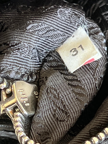 Prada leather chain