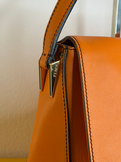 Fendi Mamma Baguette Arancione