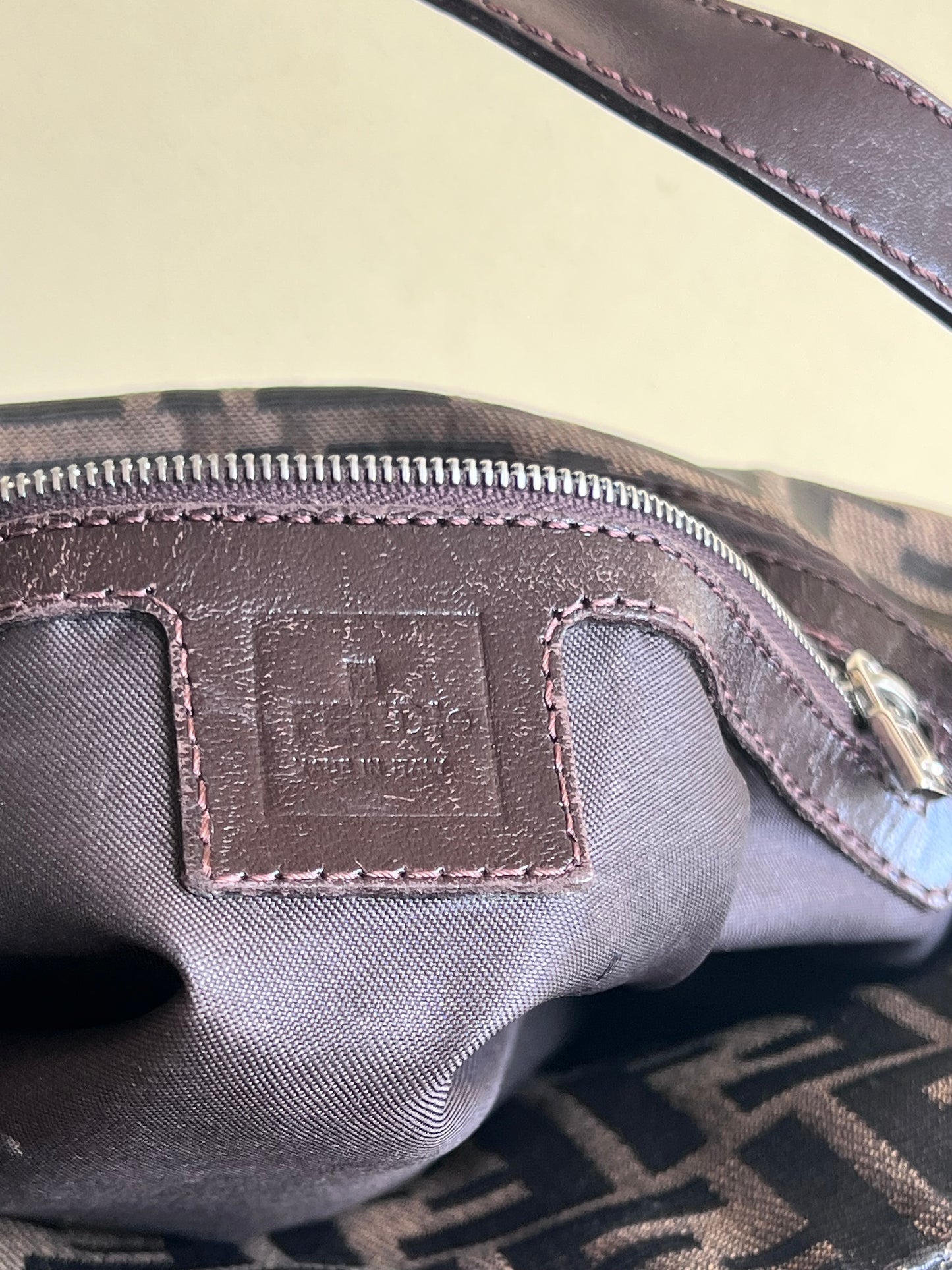 Fendi Mamma Zucca double Flap