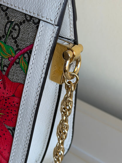 Gucci tracolla Ophidia GG flora