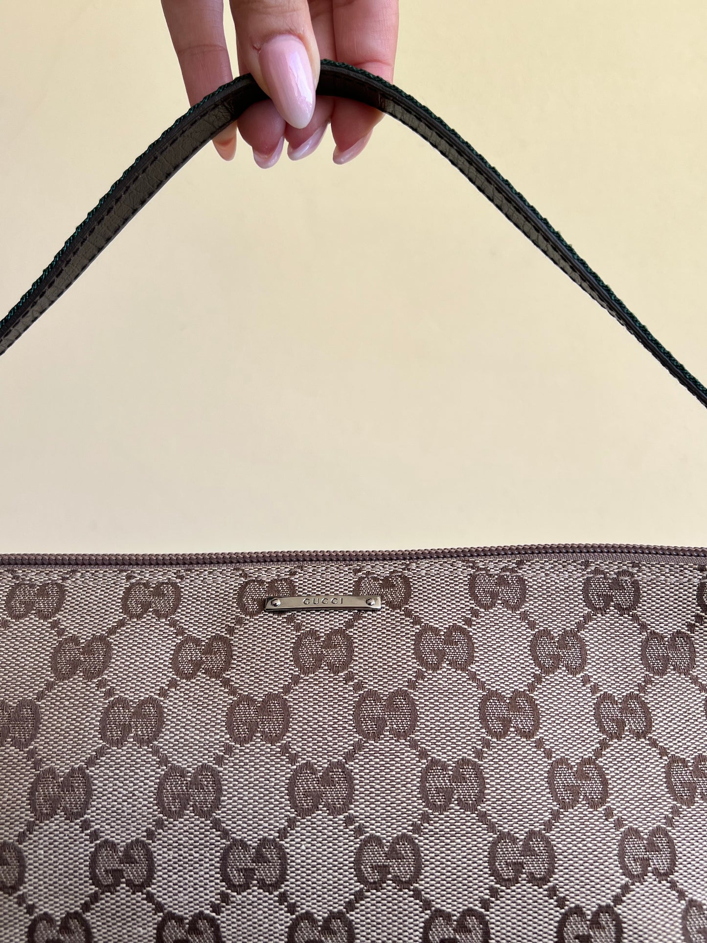Gucci boat bag classic monogram
