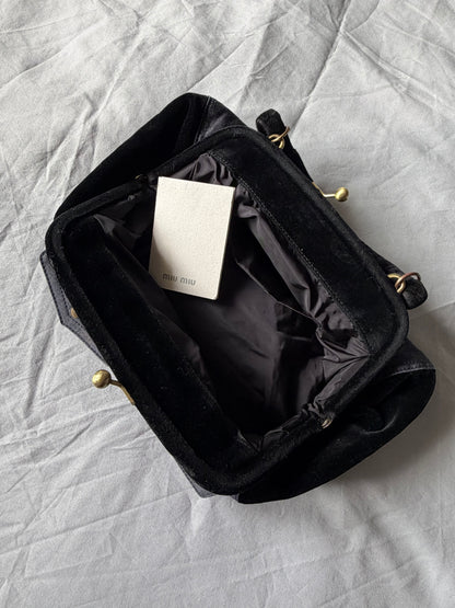 Miu Miu Mini Bag velvet/denim