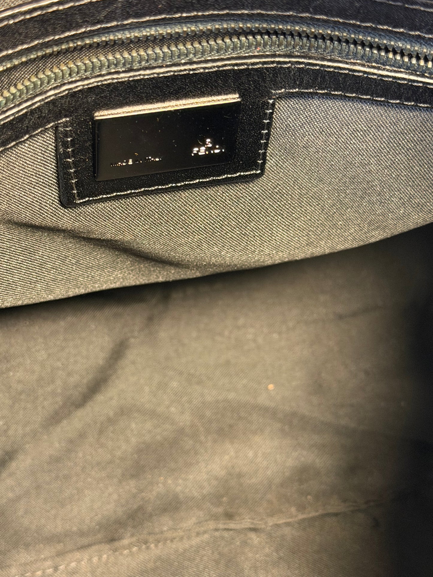 Fendi Mamma Nera Double Flap