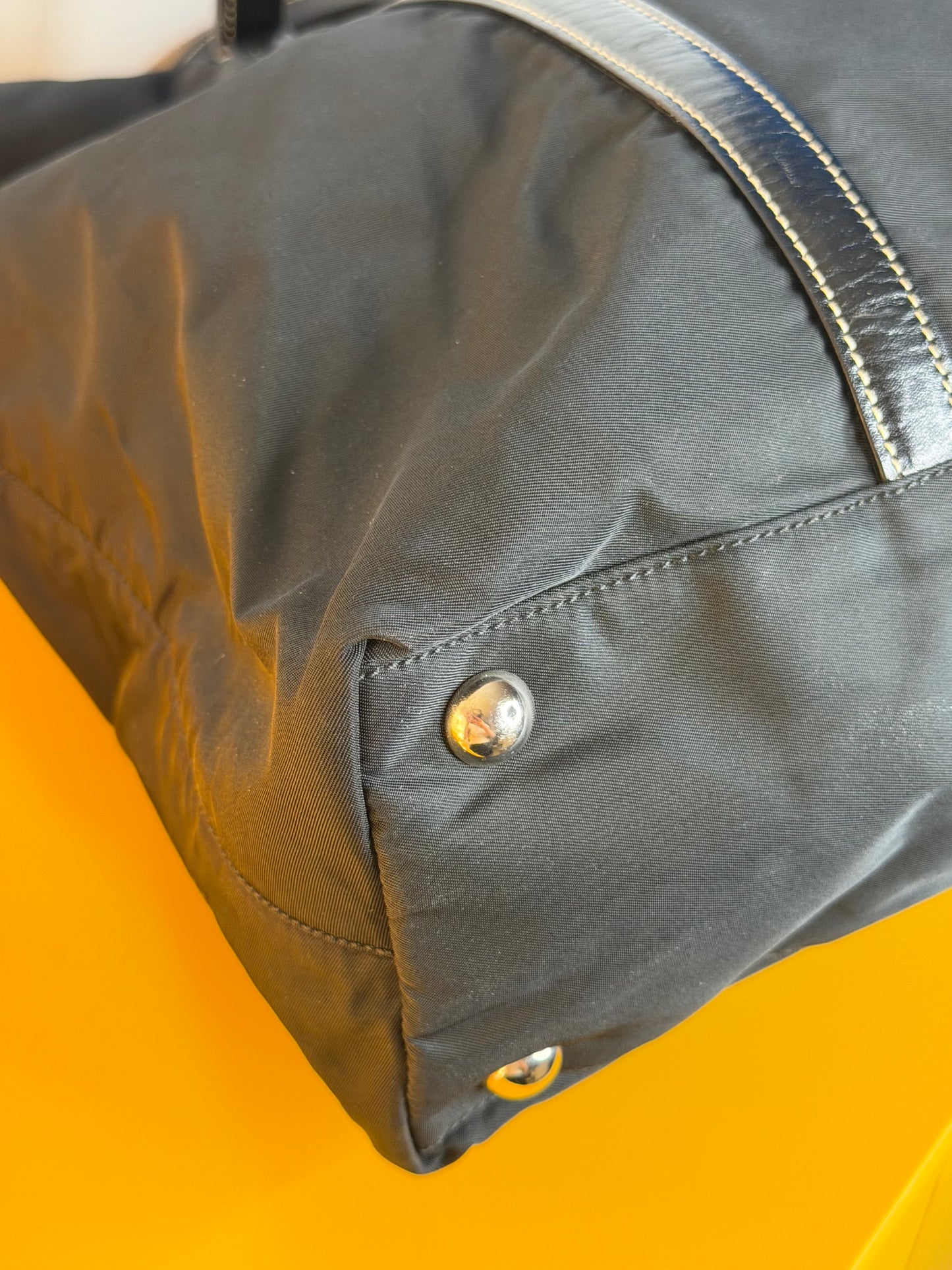 Prada tracolla tessuto/pelle