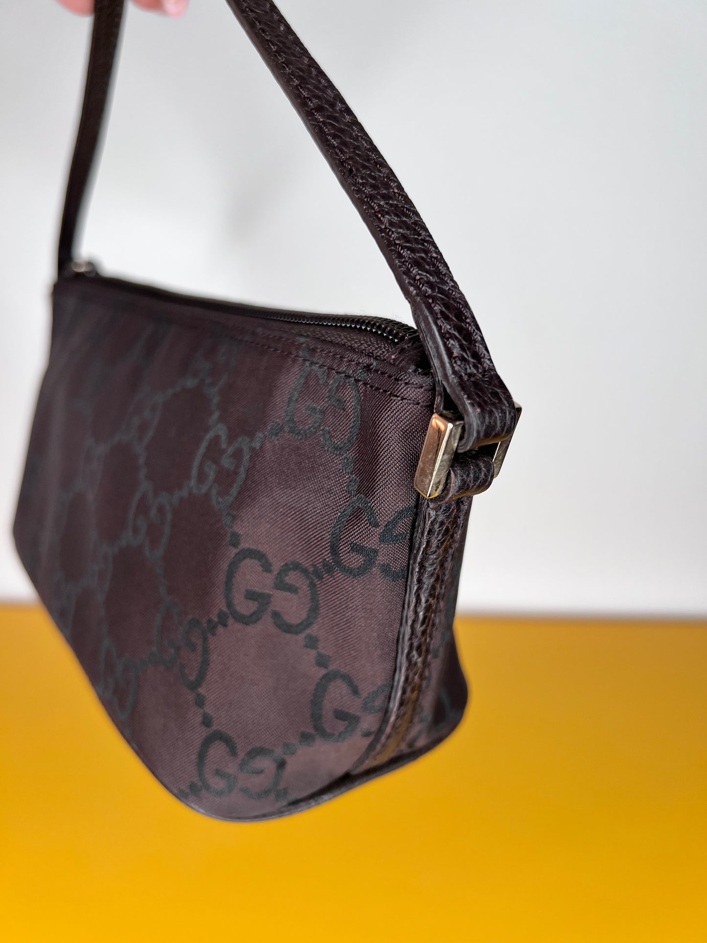 Gucci Boat Bag Chocolate