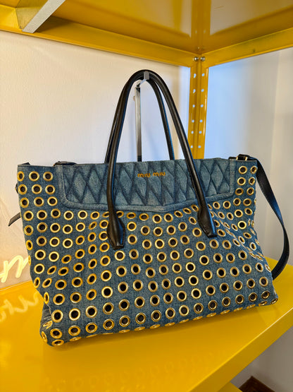 Miu Miu biker tote