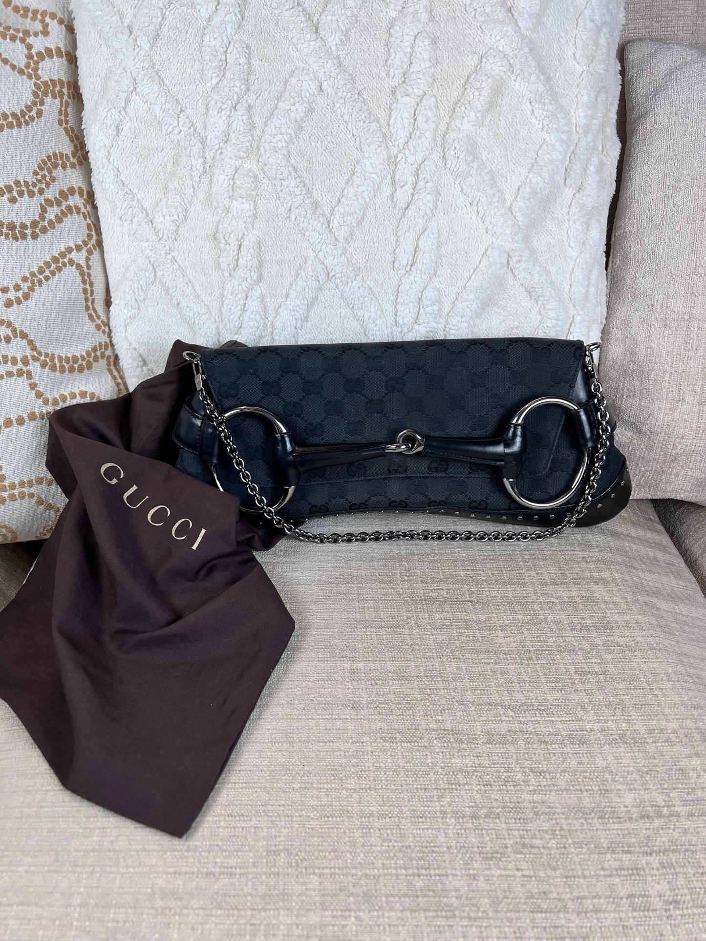 Gucci Horsebit chain with rivets