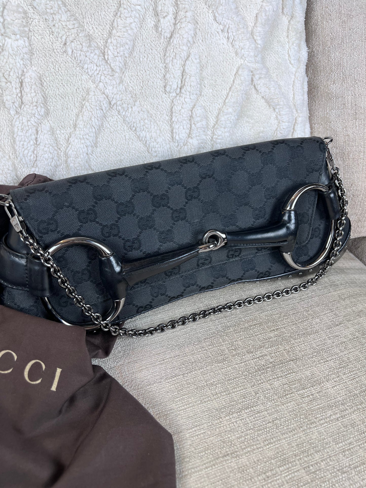 Gucci Horsebit chain with rivets
