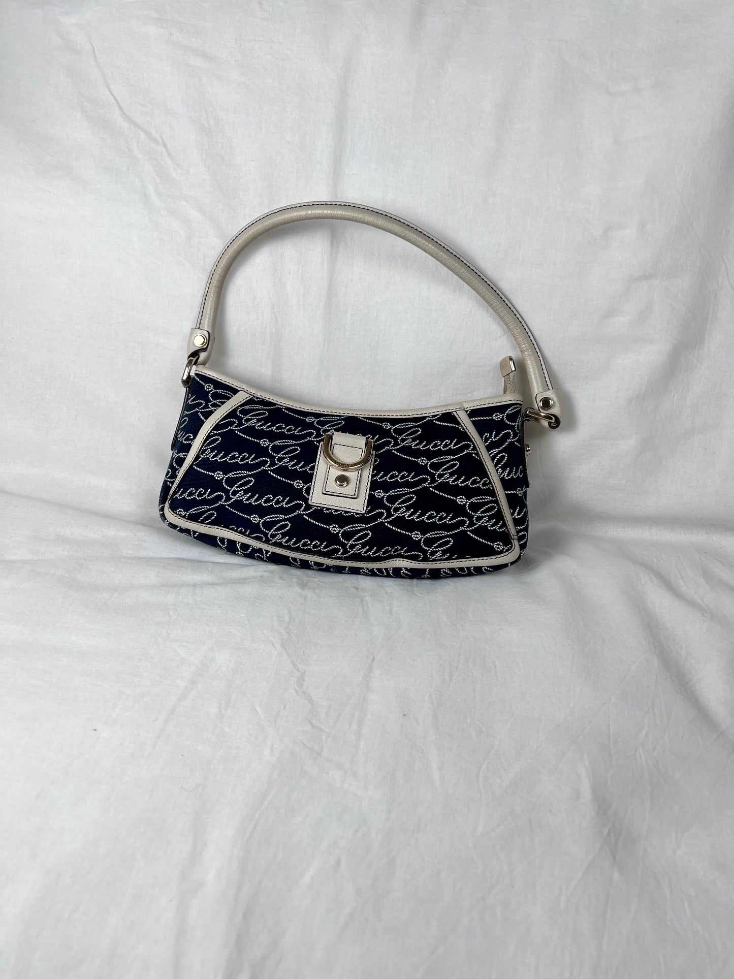 Gucci abbey denim baguette