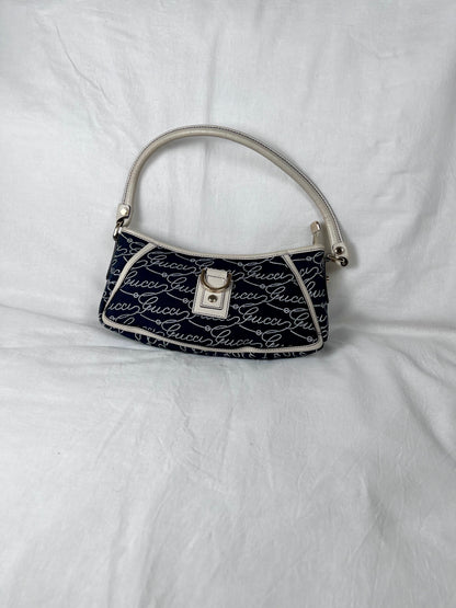 Gucci abbey denim baguette