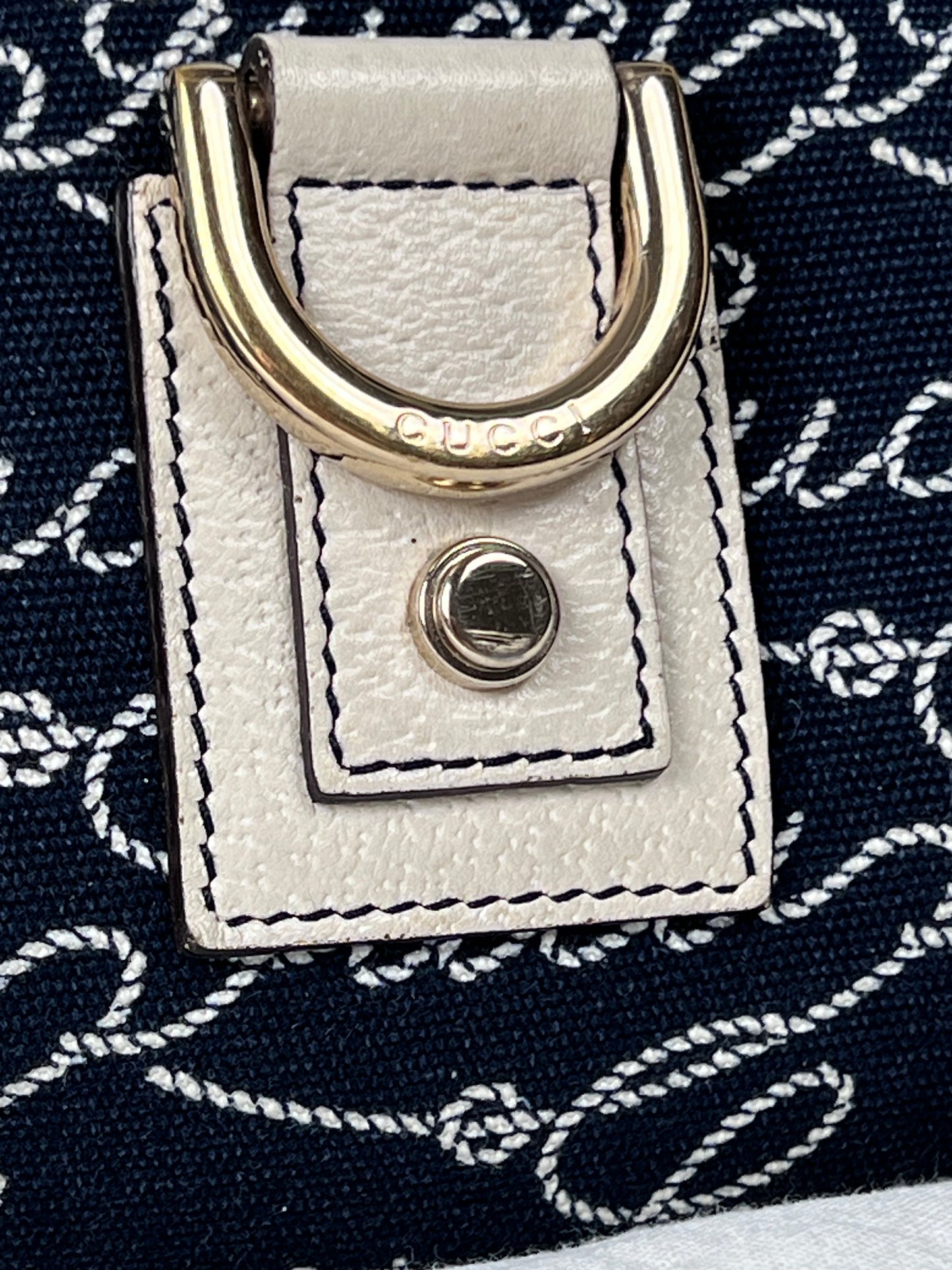 Gucci abbey denim baguette