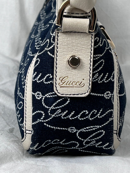 Gucci abbey denim baguette