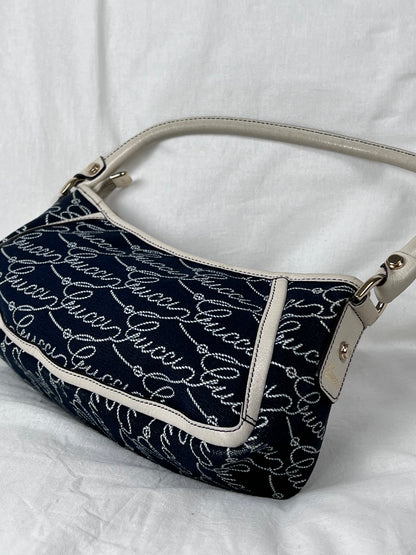 Gucci abbey denim baguette