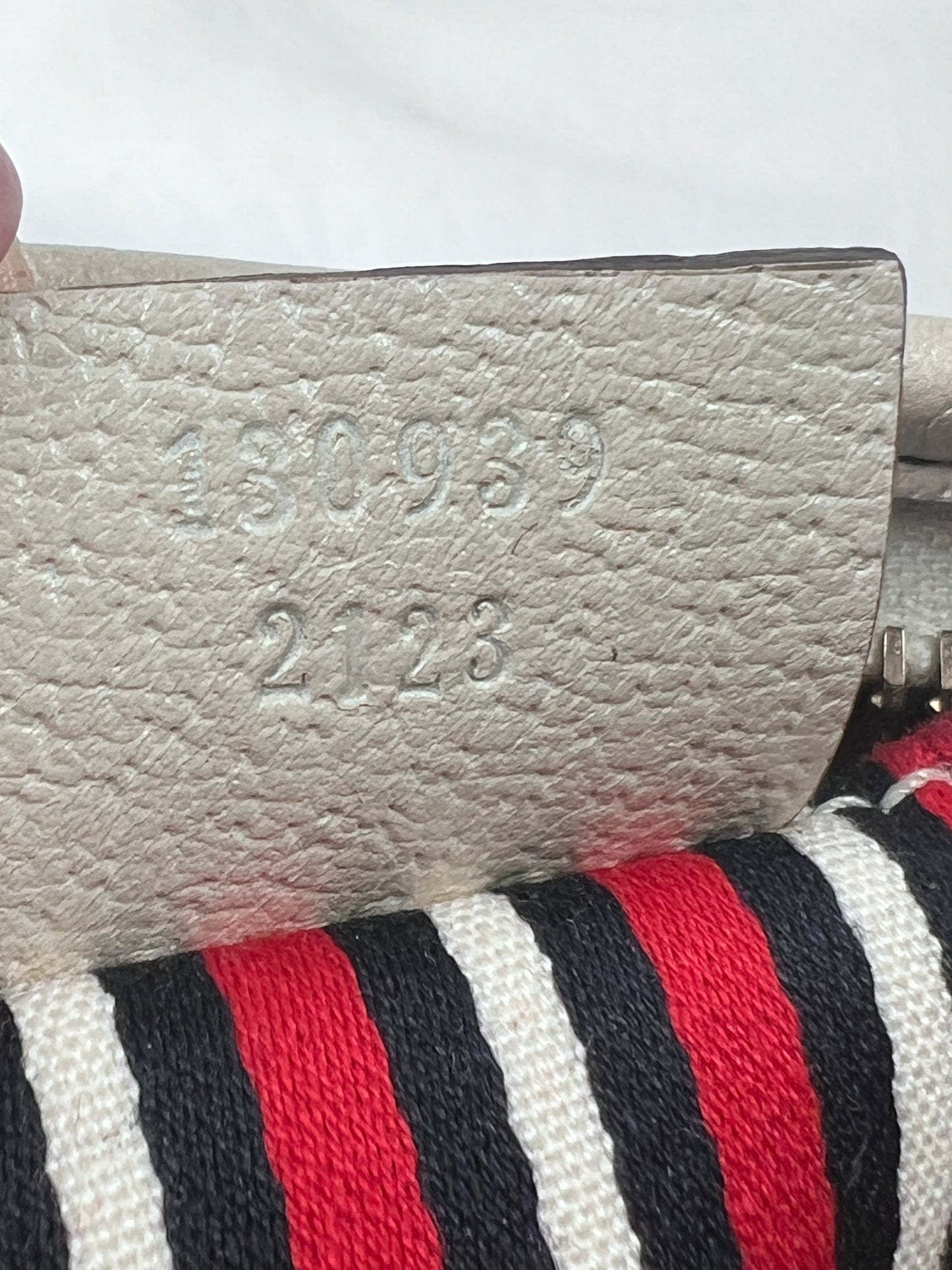Gucci abbey denim baguette